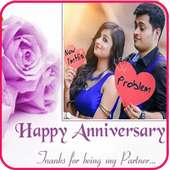 Happy Wedding anniversary photo frames on 9Apps