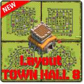 Layout Clash Of Clans TH 8