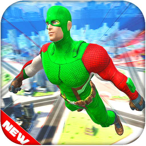 Flying superhero game 2020: Vegas Crime Rescue icon