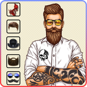 Beard Man Photo Editor -Tattoos &amp; Hairstyle icon