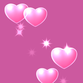 Pink Hearts Live Wallpaper icon