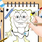 How To Draw Spongebop أيقونة