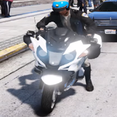 Real Desert Police  Motobike Race Simulator  2019 icon