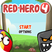 Red Jump Ball 4 Vol 2: Red ball Adventure icon