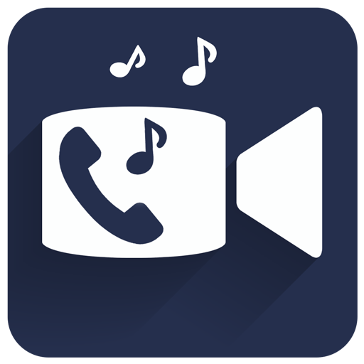 Incoming Call Screen with Video Ringtone icon