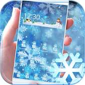 Snow ice frozen Snowman Theme on 9Apps