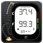 Body Temperature Thermometer : Daily Records Diary icon