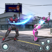 Grand Robot City Battleground 3D - Robot Fighting icon