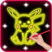 Draw Glow Cartoons icon