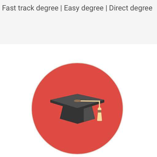 One sitting Degree | Fast track Degree icon