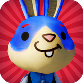 Talking Bunny Rabbit Virtual Pet Simulator أيقونة