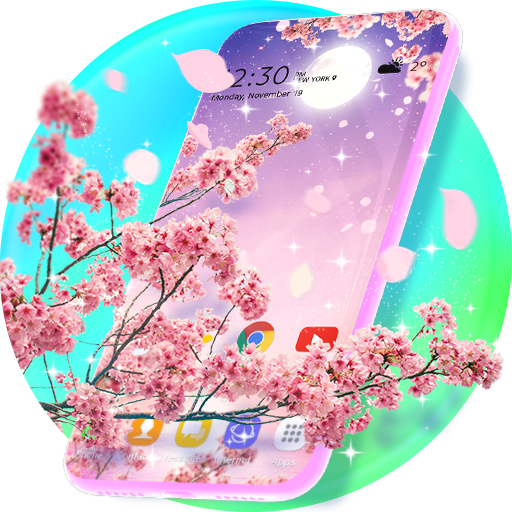 Sakura Live Wallpaper Theme icon