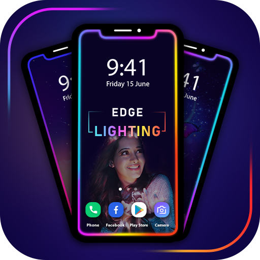 Edge Lighting - Rounded Colors Borders Lighting icon