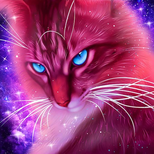 Cat coloring games-Offline paint by number icon