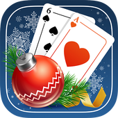 Solitaire Game. Christmas Free icon