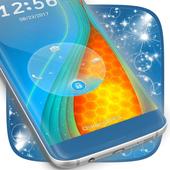 Blue Lock Screen Theme For J5 icon