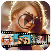 Photo Video Maker with Song- Slide Show Maker أيقونة