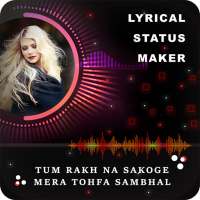 My Photo Lyrical Status Maker - Particle Wave Beat