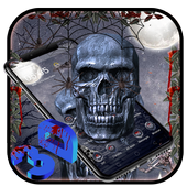 3D Skull Parallax Launcher Theme ‎💀 icon