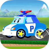 🚔 Robot Police Car Coloring icon