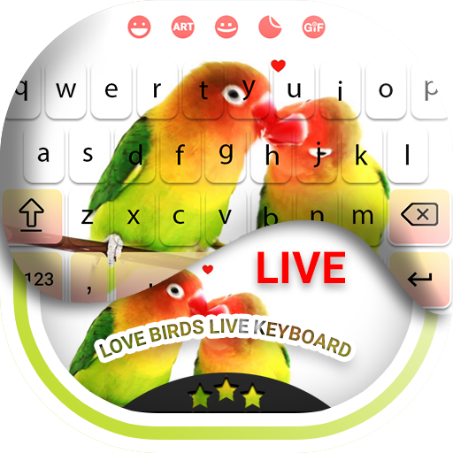 Love Birds Live Keyboard - Love Birds Keyboard icon