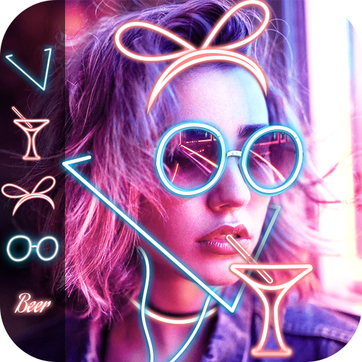 Shinning Neon Photo editor - Neon Light Effects icon