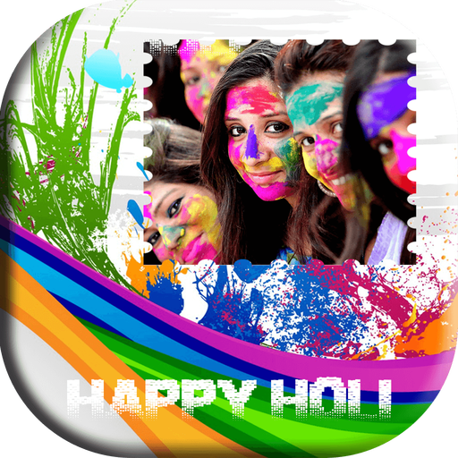 Holi Photo Frame icon