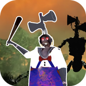 Granny siren Monster head icon