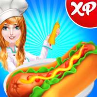 Hot Dog Cooking Food Stand