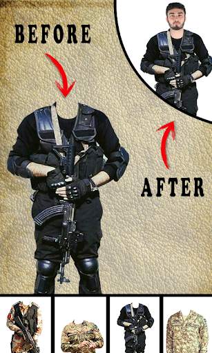 Pak Army Dress Editor - Commandos Suit Changer screenshot 3