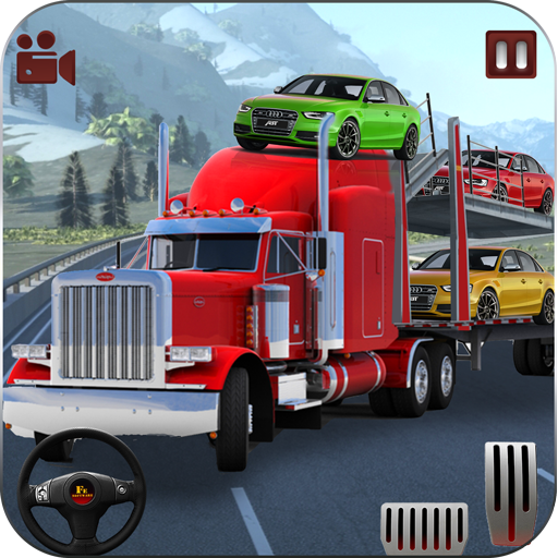 Car Transporter Truck : Heavy Trailer Parking Game icon