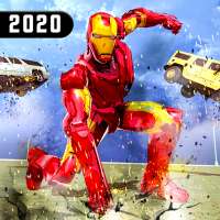 Superhero Iron Robot Rescue Mission 2020