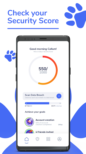 Cypaw: Password, Email & Hack Protection | Safety screenshot 1