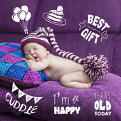 Baby Stickers Free &amp; Photo Editor icon