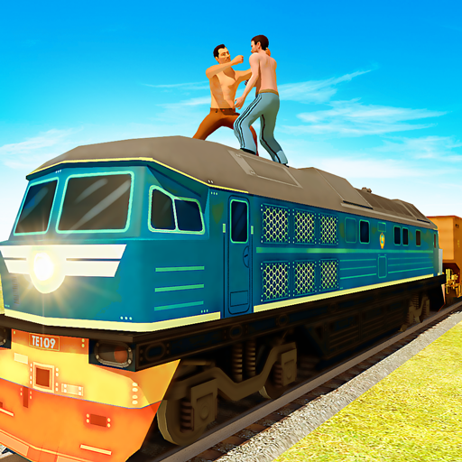 Police Train Driving: Train Fighting Games icon