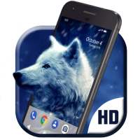 Galaxy ice wolf live wallpaper on 9Apps