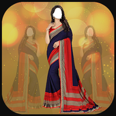 Indian Sari Photo Suit icon