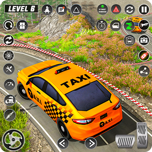 Grand Taxi Simulator Games 3d icon