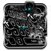 Creepy Zombie Skull Keyboard Theme on 9Apps