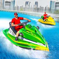 Jet Ski Speed Boat Stunts Race