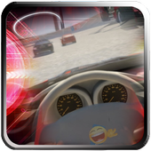 3D Racing Car On Track LWP icon