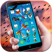 Bird Flying in Phone Prank icon