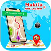 Mobile GPS Locator, Maps &amp; Mobile Location Tracker icon