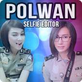 Polwan Cantik - Selfie Editor on 9Apps