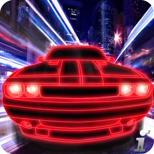 Simulator Neon Car icon