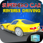 Superhero Sports Car Wrong Way Driving X Racer icon