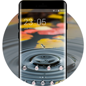 Theme for quiet splashing water one plus6 icon