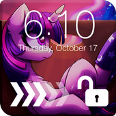 Pony Sketch PIN Screen Lock icon