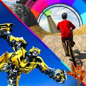 Robot Transformation Racing Stunts icon