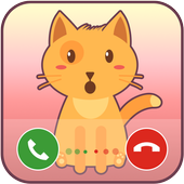 Fake Call Cat icon